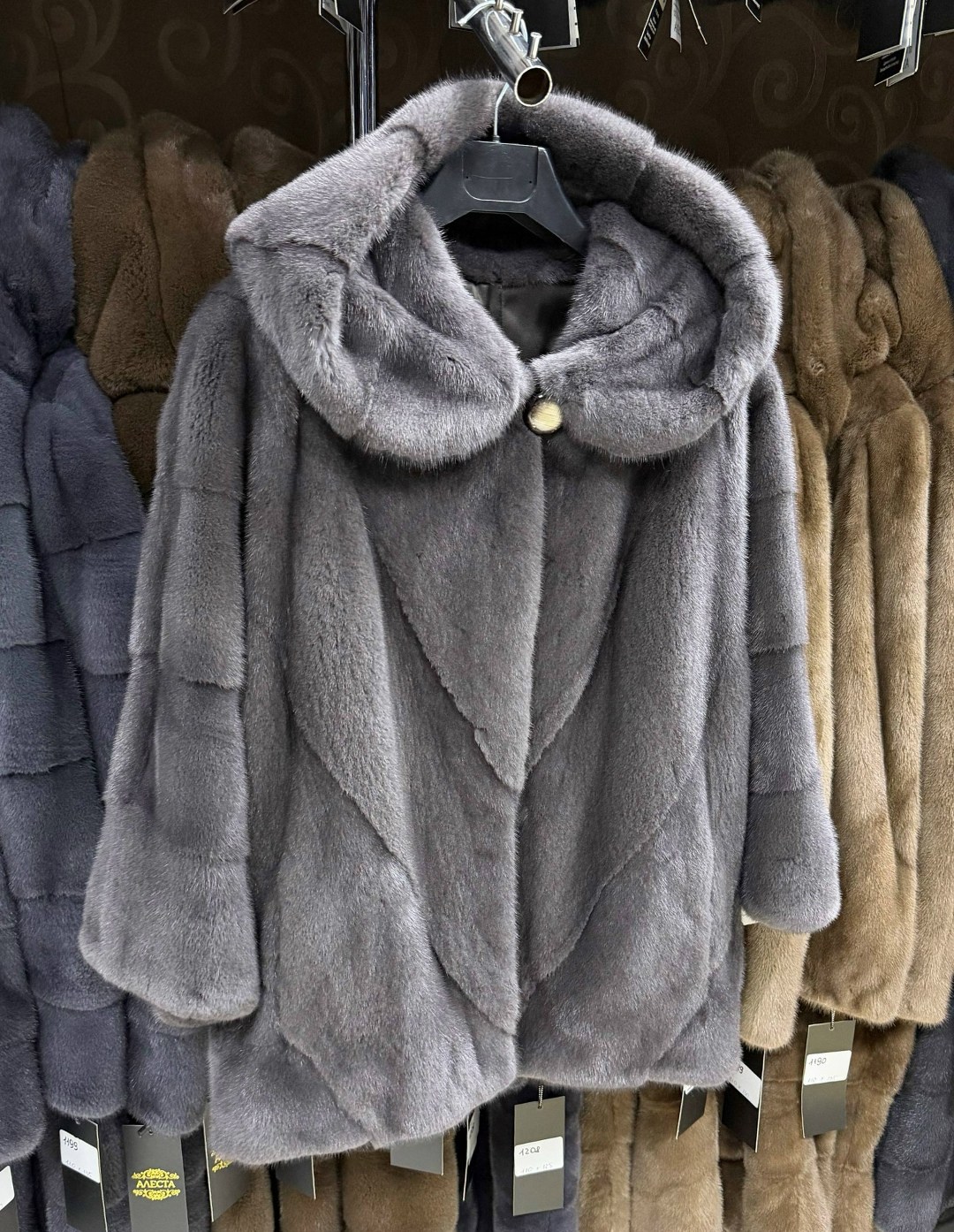 шубка из меха европейской норки с капюшоном модель москвичка,шубка из меха европейской норки с капюшоном цвет лаванда,шубка из меха европейской норки с капюшоном,шубка из меха европейской норки с капю