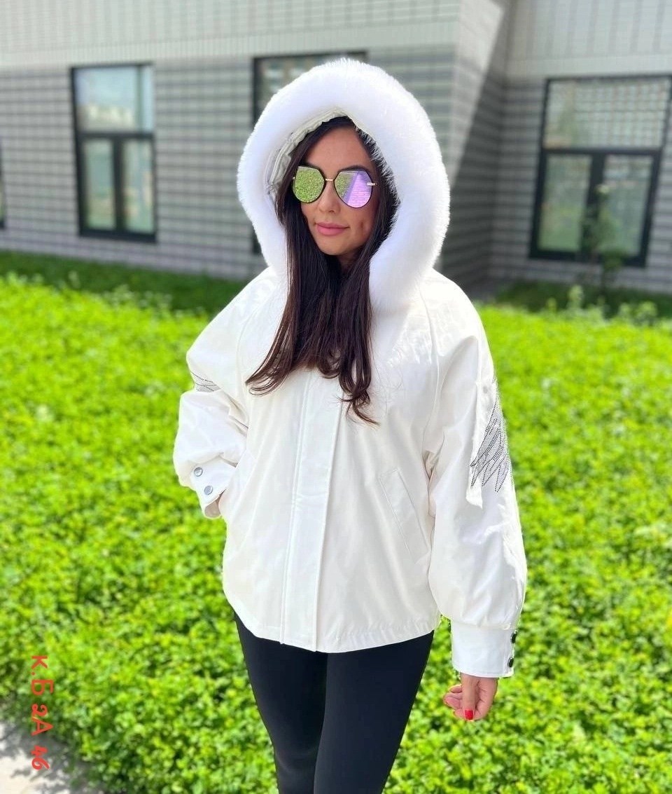 куртка,куртка женская белая,белая куртка,женская куртка,белая куртка с мехом