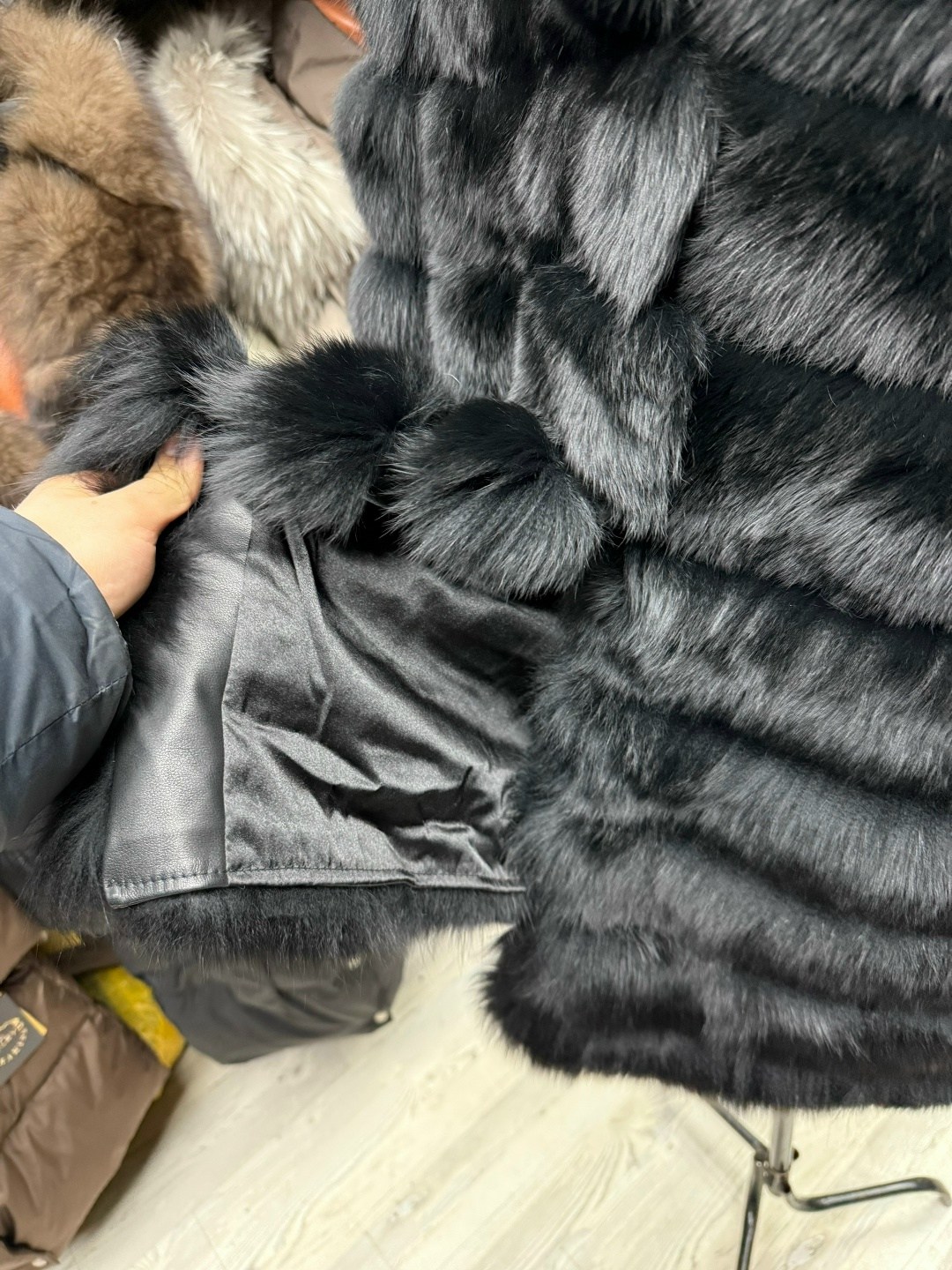 шуба из песца трансформер 4в1 черная,шуба трансформер из песца,шуба песец черная трансформер,шуба из песца,шуба трансформер из песца черная