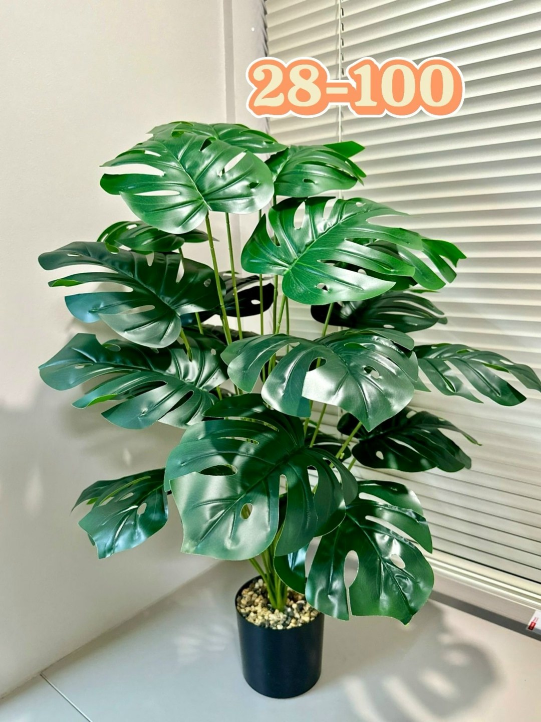растение искусственное монстера,искусственная монстера,монстера,70 см искусственное растение монстеры с 18 листьями,искусственное растение