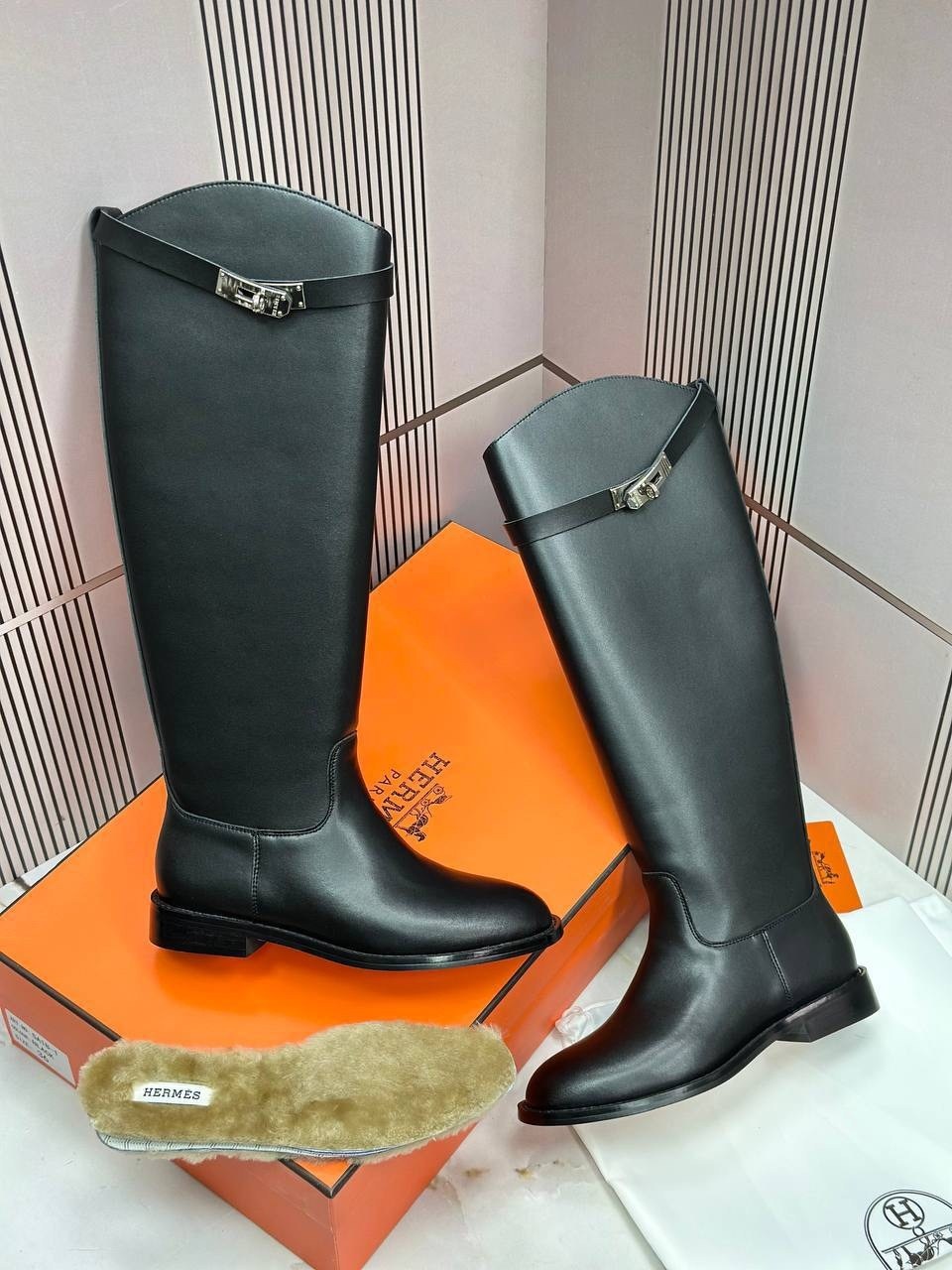 сапоги hermes,сапоги hermes женские кожаные чёрного цвета,сапоги hermes жокейские,сапоги эрмес,сапоги hermes женские