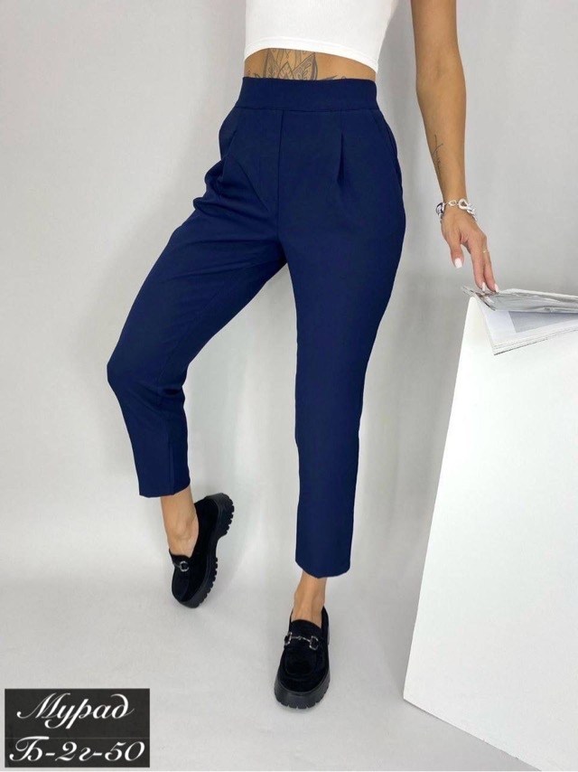брюки укороченные классические,брюки женские классические синие,брюки укороченные классические admire,женские брюки,брюки классик