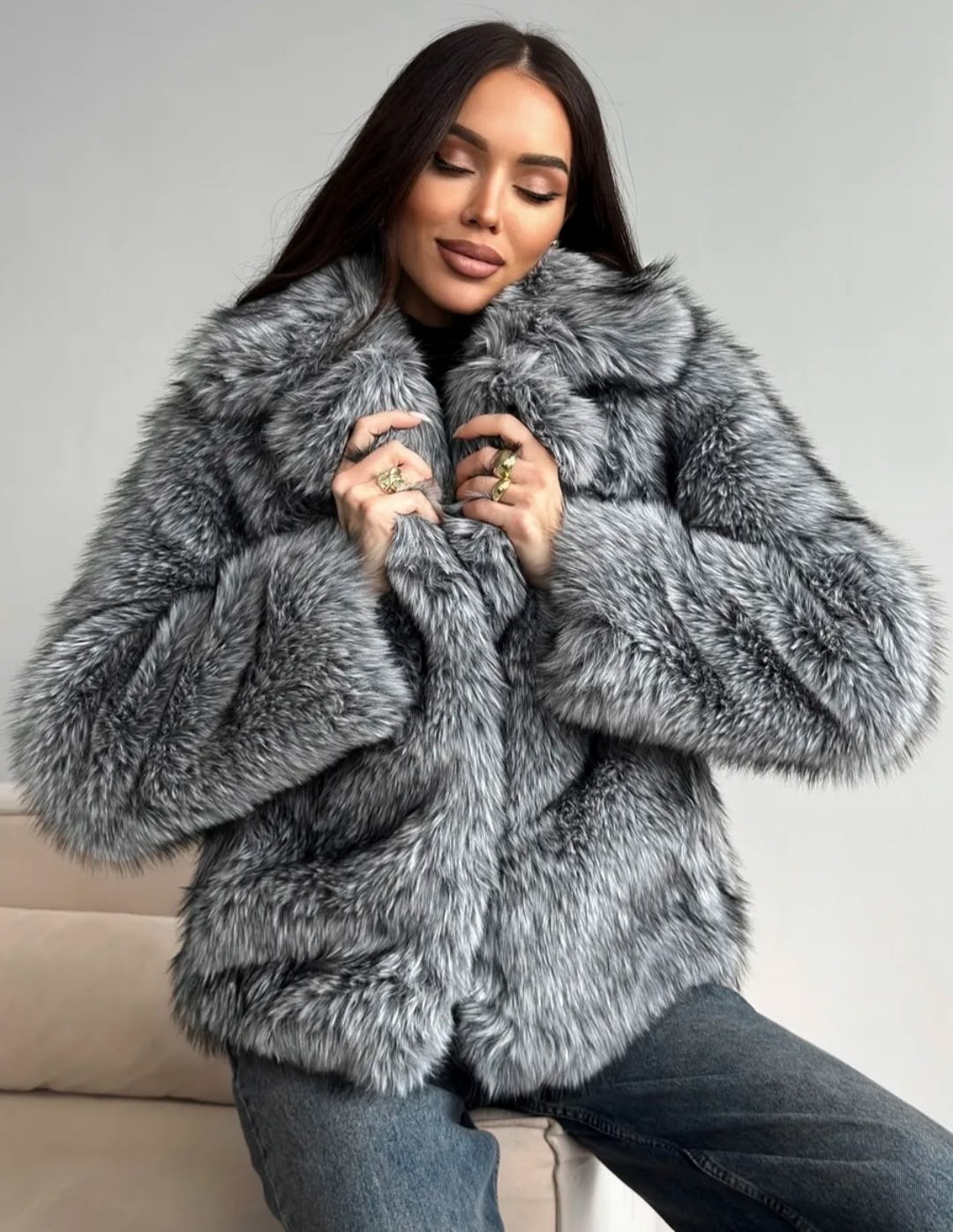 искусственная шуба,шуба искусственная короткая экошуба gloriole 251329150,шуба,шубка,искусственная шуба короткая