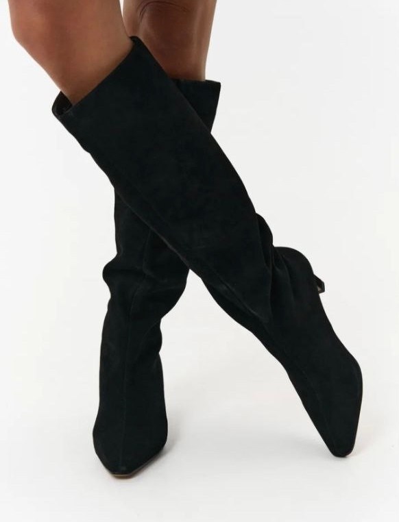 topshop black suede boots,сапоги,остроносые сапоги,замшевые сапоги,ботфорты замшевые