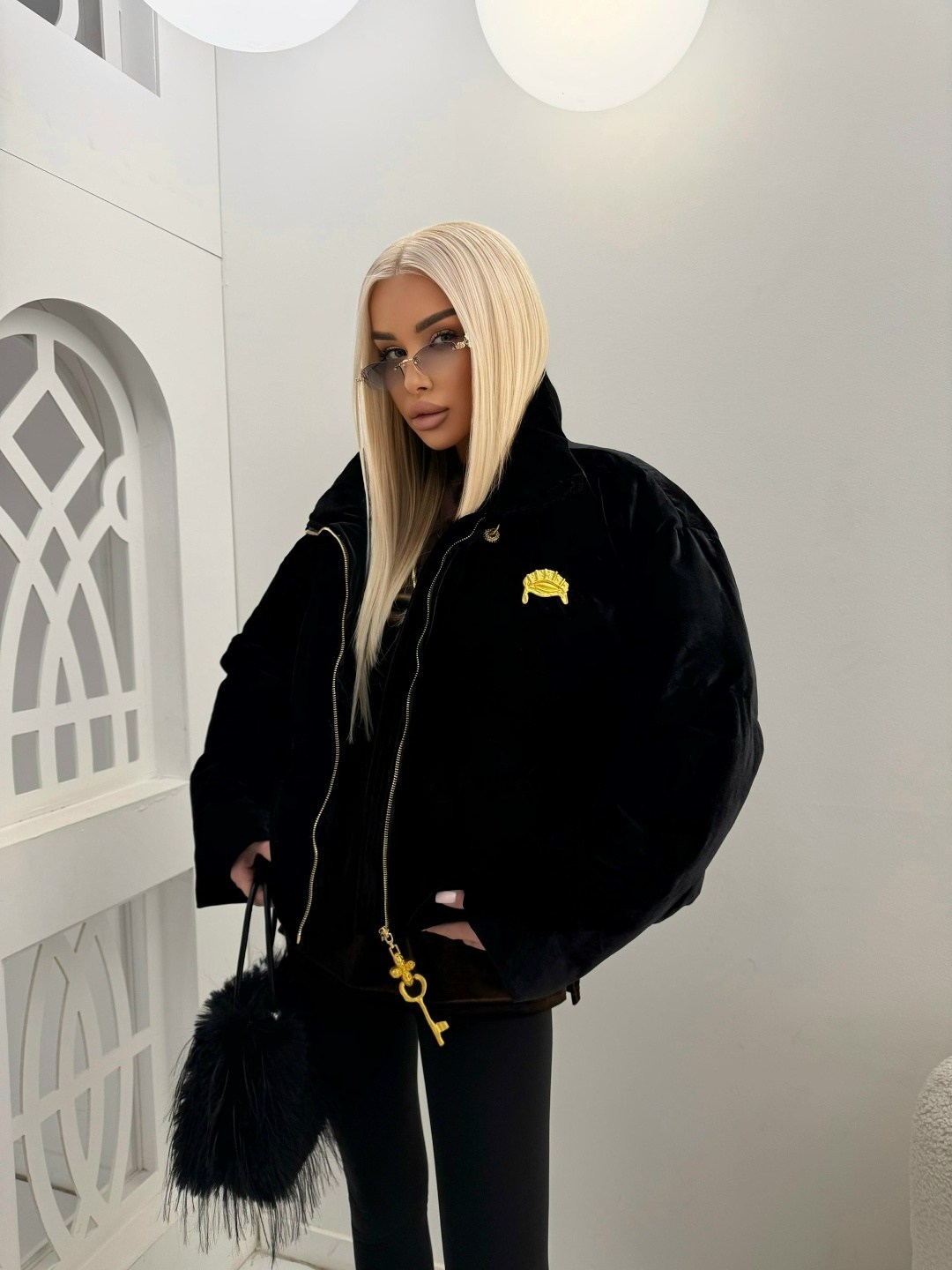 куртка женская juicy couture jcapb368/101 черная 42 ru,женская куртка,куртка джуси кутюр,куртка,куртка кутюр