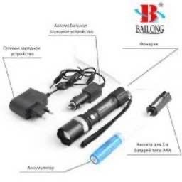 тактический фонарик,фонарь ручной,тактический фонарь,led фонарь,фонарь милитари криптон