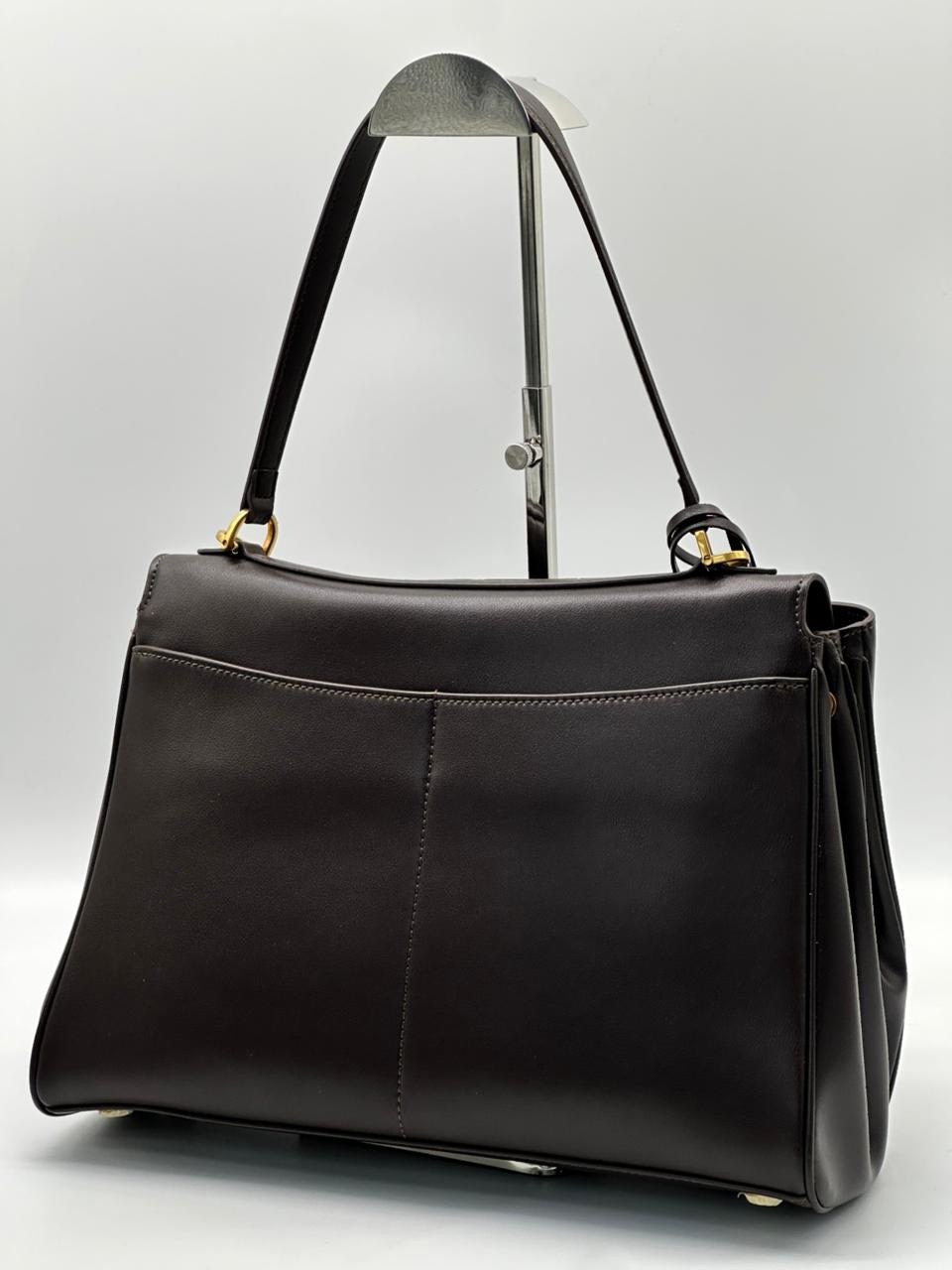 сумка balenciaga натуральная кожа 35-24 см,сумка balenciaga,сумка женская balenciaga,сумка balenciaga rodeo,женская кожаная сумка balenciaga rodeo medium черная