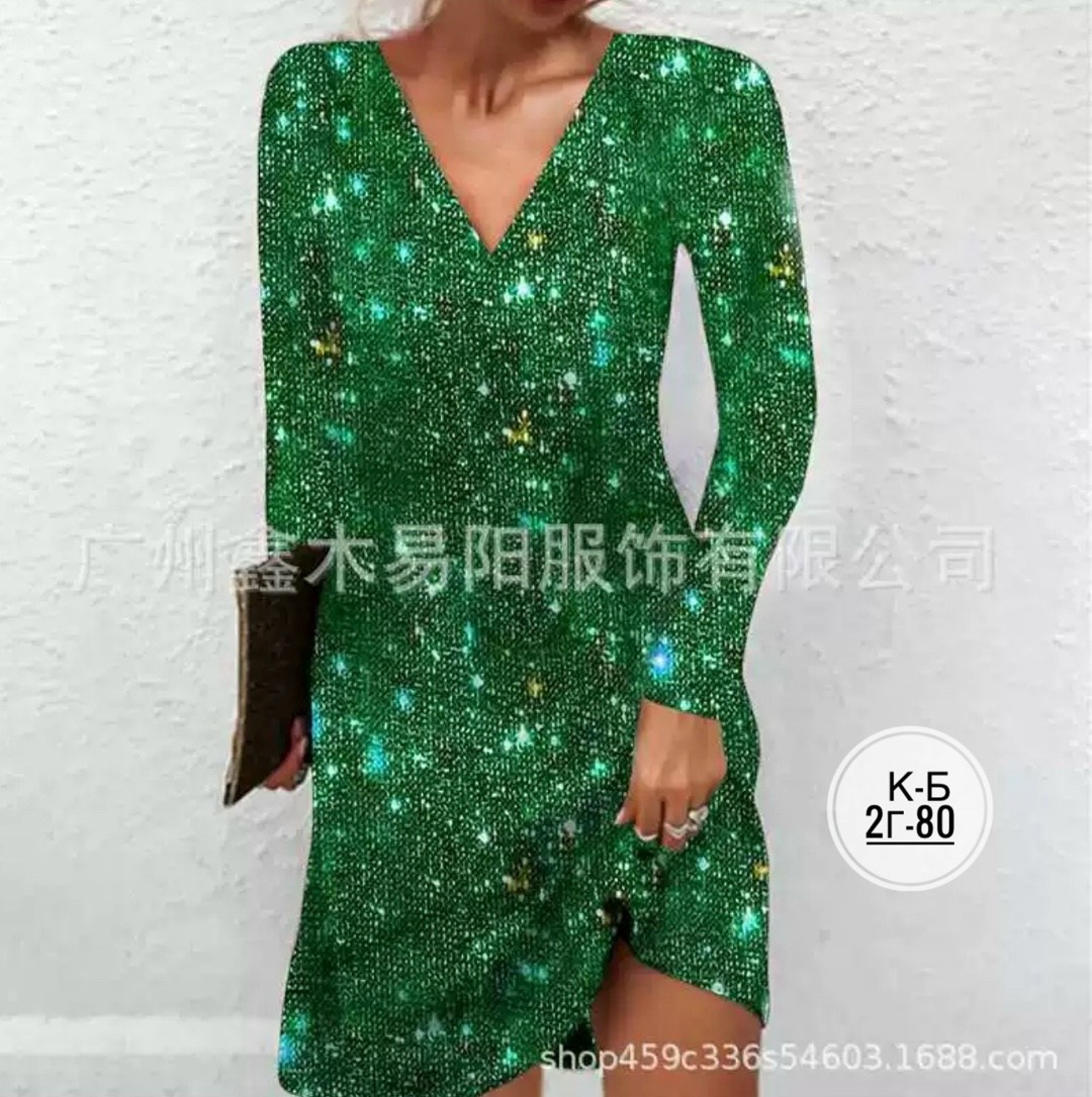 женское платье с пайетками v-образный вырез свободные длинные рукава,женское платье с пайетками,женское платье с блестками,золотое платье с пайетками,женское платье с длинным рукавом блестящие пайетки