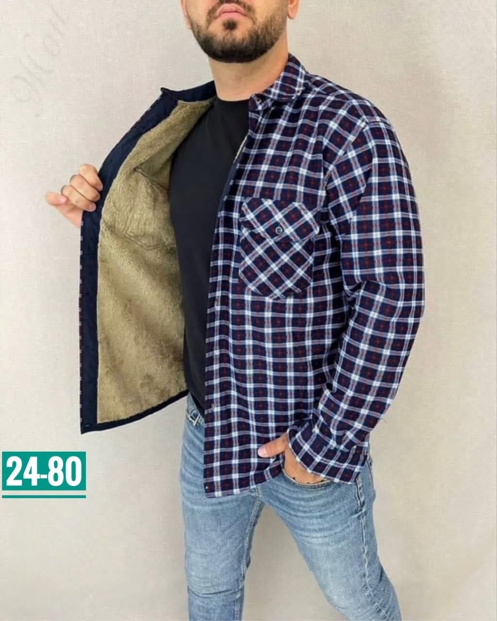 рубашка теплая на флисе,рубашка на меху,рубашка в клетку теплая h&h fashion,рубашка мужская утепленная,мужская клетчатая рубашка