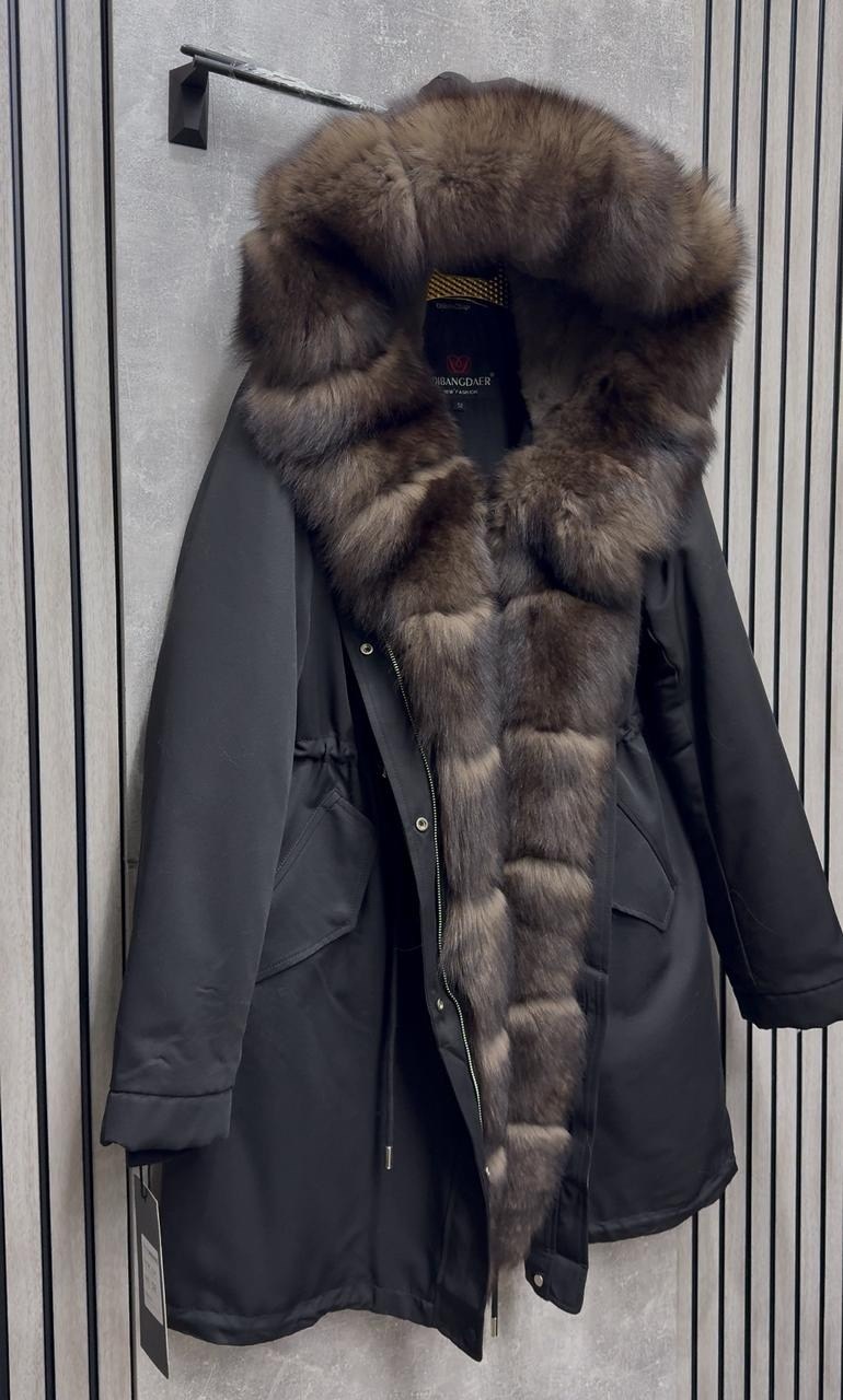 парки с мехом песца,парка с мехом,черная парка с мехом песца,парка с натуральным мехом,парка с мехом песца женская зимняя