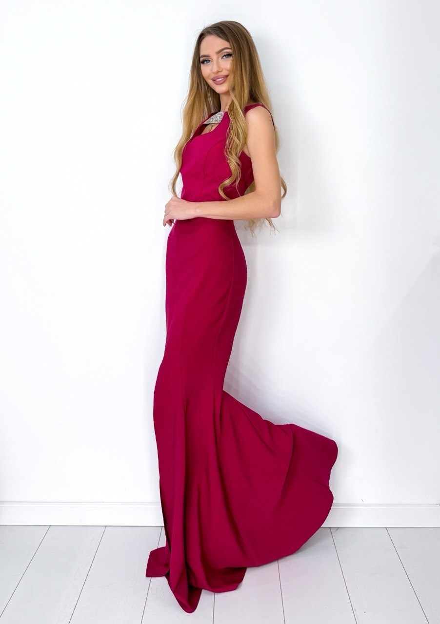 платье креп,вечернее платье,шикарное платье,длинное платье,красное вечернее платье