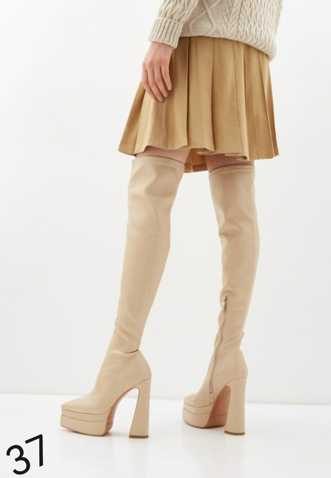 женские ботфорты,высокие сапоги,ботфорты бежевые,сапоги ботфорты,ботфорты женские на платформе