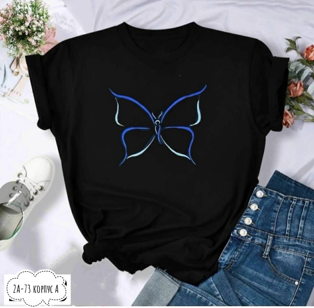 футболки женская,футболки женские с принтом,футболки для женщин,футболка женская бабочки,футболки модные