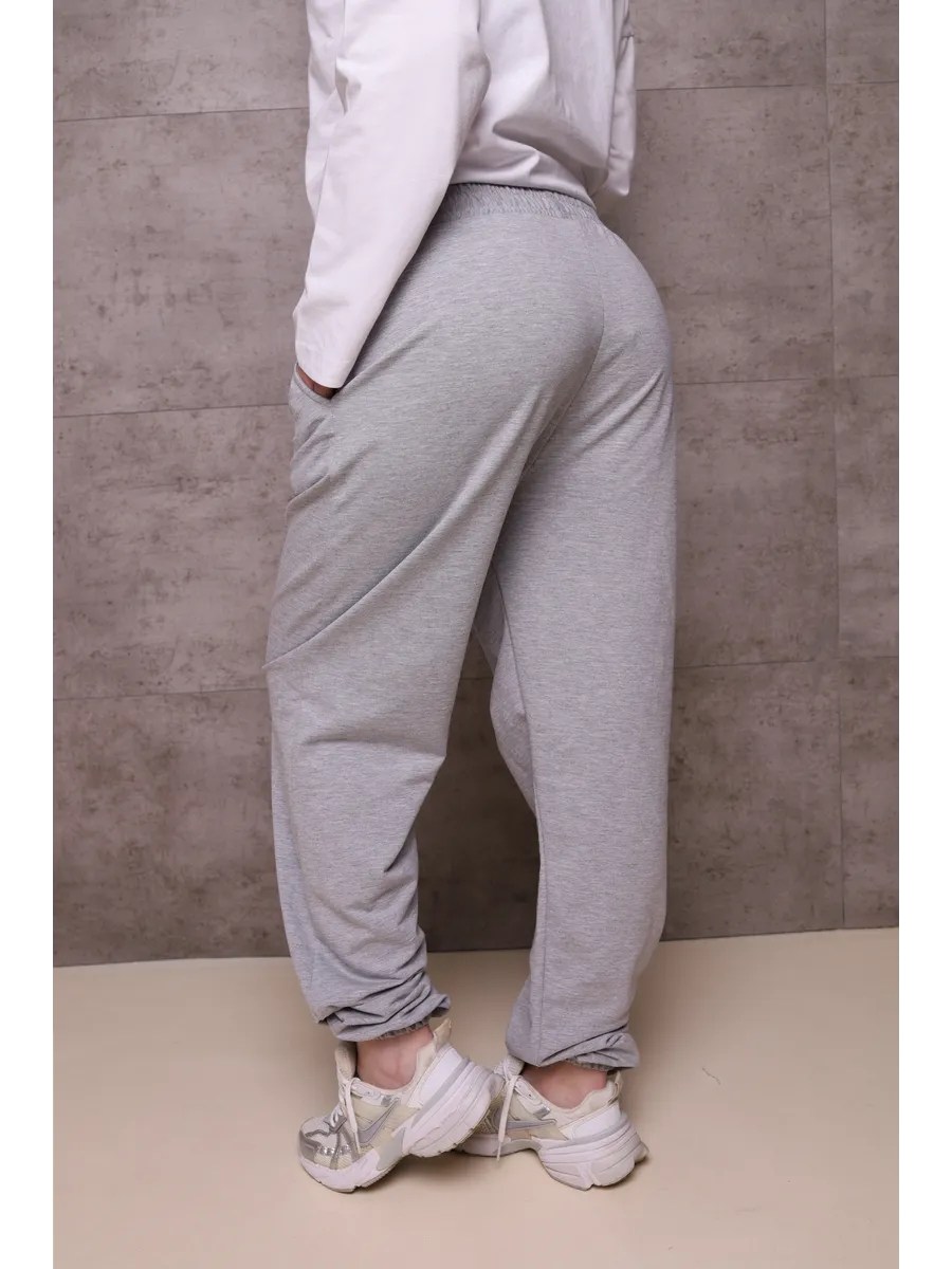 брюки спортивные оверсайз джоггеры d-shops цвет серый,спортивные штаны женские широкие,брюки спортивные оверсайз джоггеры huong collection цвет серый,брюки джоггеры натали весна-лето 2026 цвет серый р