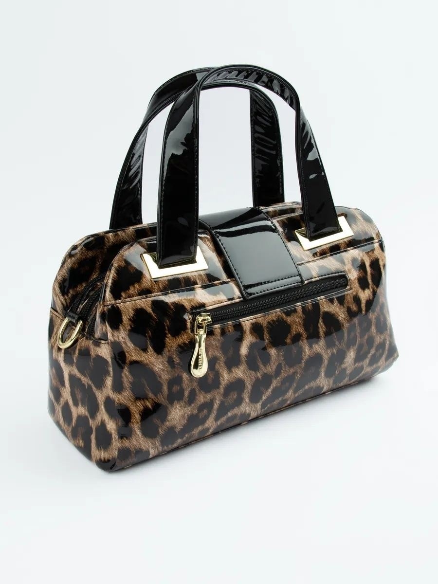 сумка с леопардовым принтом,леопардовая сумка лакированная,сумочка лакированная с леопардовым принтом,женская сумка с леопардовым принтом,женская сумка с леопардовым узором