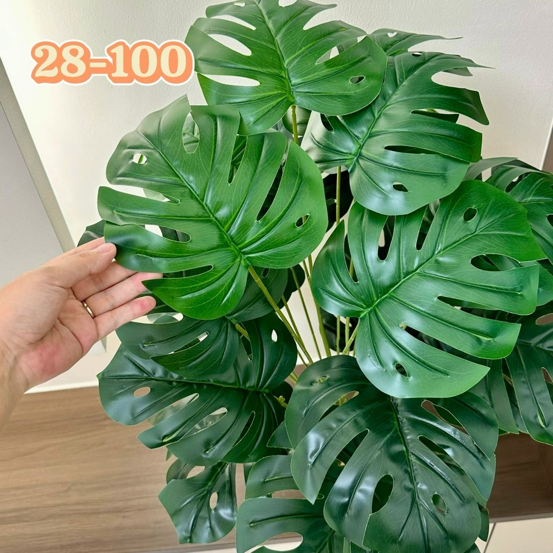 растение искусственное монстера,искусственная монстера,монстера,70 см искусственное растение монстеры с 18 листьями,искусственное растение
