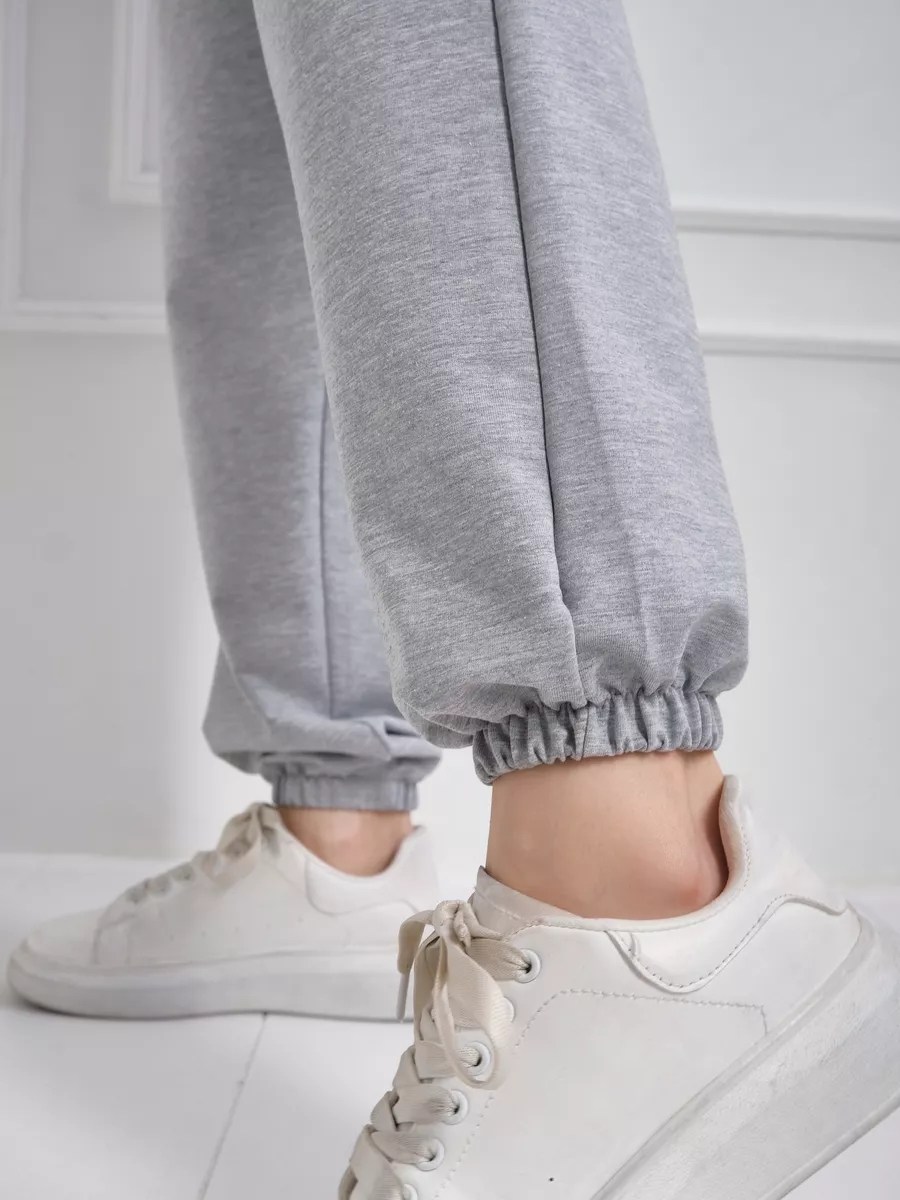 брюки спортивные оверсайз джоггеры d-shops цвет серый,спортивные штаны женские широкие,брюки спортивные оверсайз джоггеры huong collection цвет серый,брюки джоггеры натали весна-лето 2026 цвет серый р