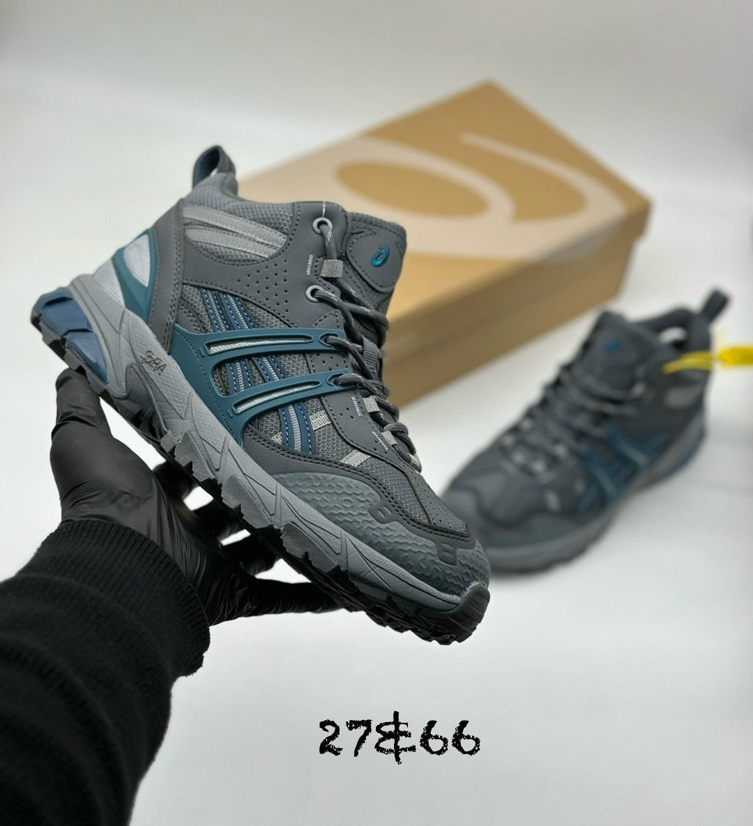 зимние кроссовки asics gel kahana 8 hi,кроссовки мужские зимние asics,кроссовки asics,зимние кроссовки asics gel kahana 8 hi цвет серый,кроссовки