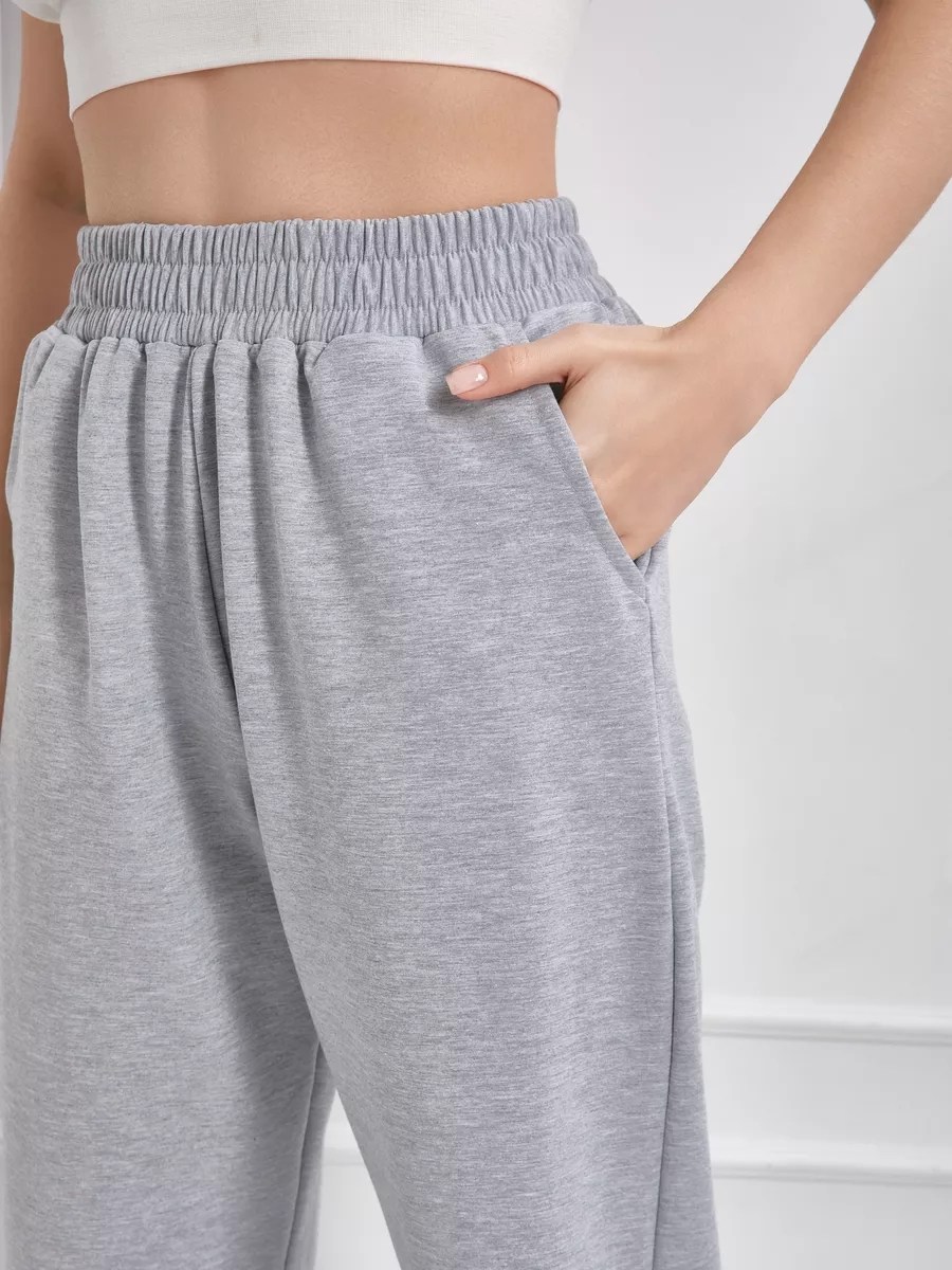 брюки спортивные оверсайз джоггеры d-shops цвет серый,спортивные штаны женские широкие,брюки спортивные оверсайз джоггеры huong collection цвет серый,брюки джоггеры натали весна-лето 2026 цвет серый р