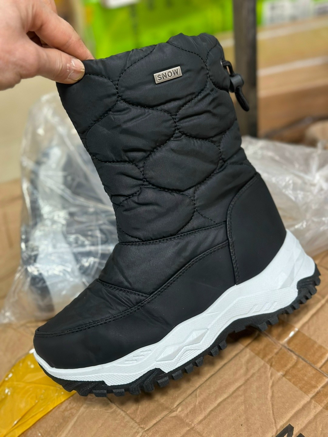 женские дутики,дутики женские зимние, дутики,женские дутики 2235-1 черные,