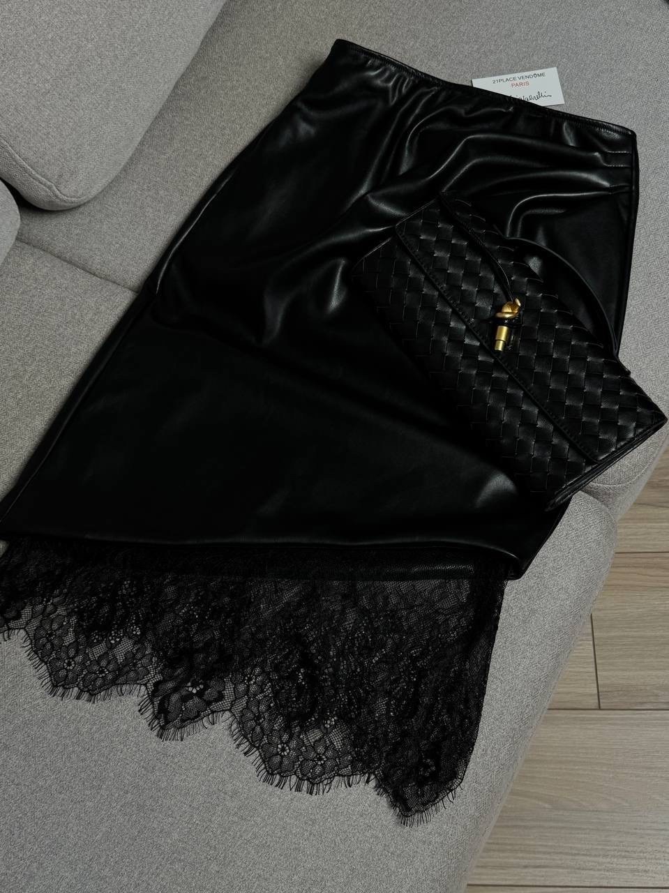 юбка из экокожи,юбка из экокожи миди,юбка экокожа,кожаная юбка,юбка эко кожа