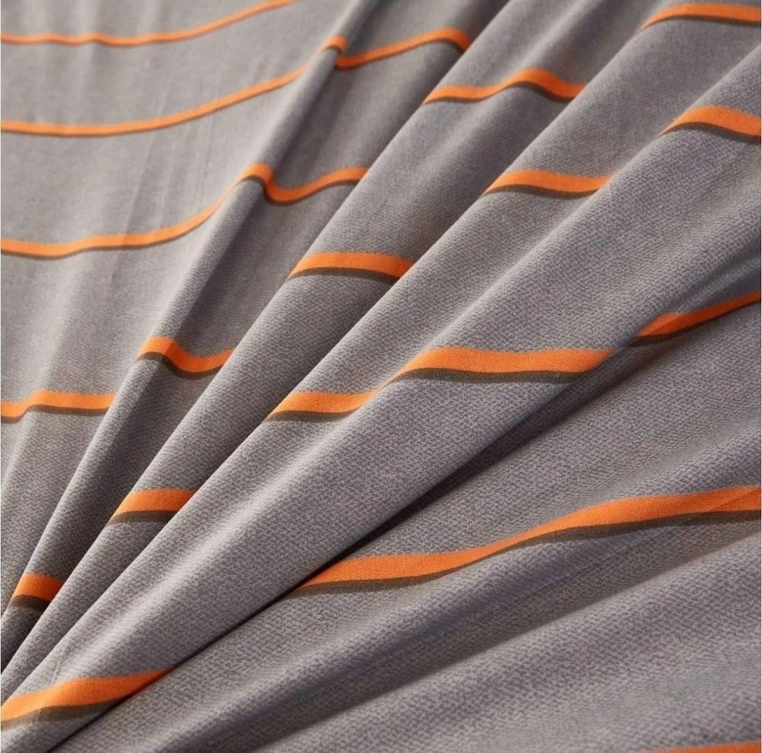 постельное белье orange stripe,комплект постельного белья,постельного белья,постельное белье 2 спальное с европростыней,комплект постельного белья grazia textile