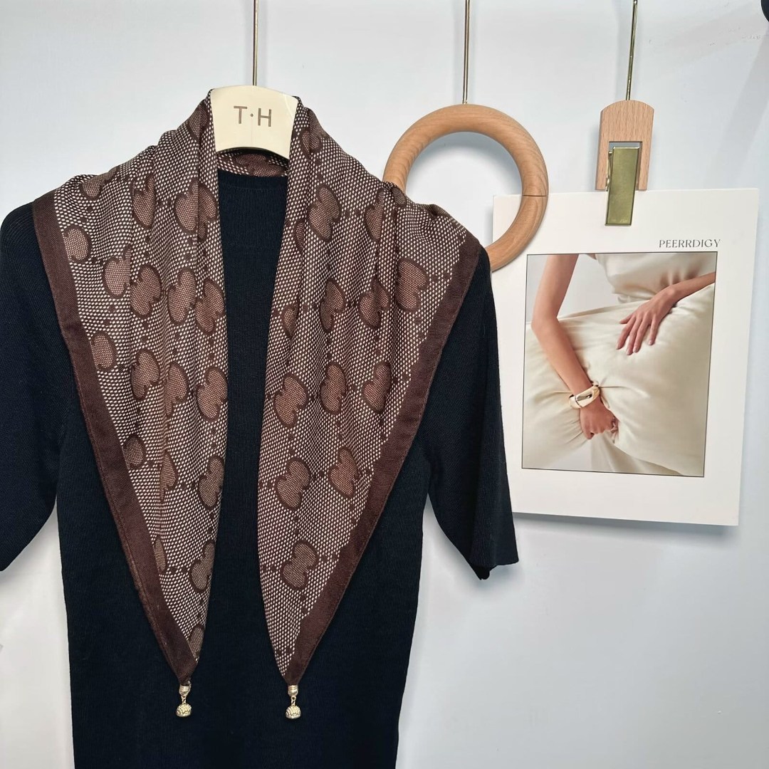 nejanhom 35*35 дюймовый шелковый шарф,шарф женские,шелковый шарф,шарфы и платки,шарфы для женщин