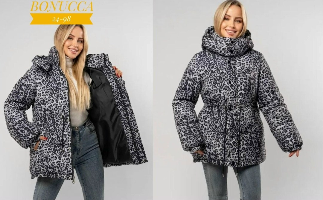 пуховик двусторонний,женская зимняя куртка,зимняя куртка для женщин с леопардовым принтом,зимняя куртка двусторонняя,зимняя двухсторонняя куртка