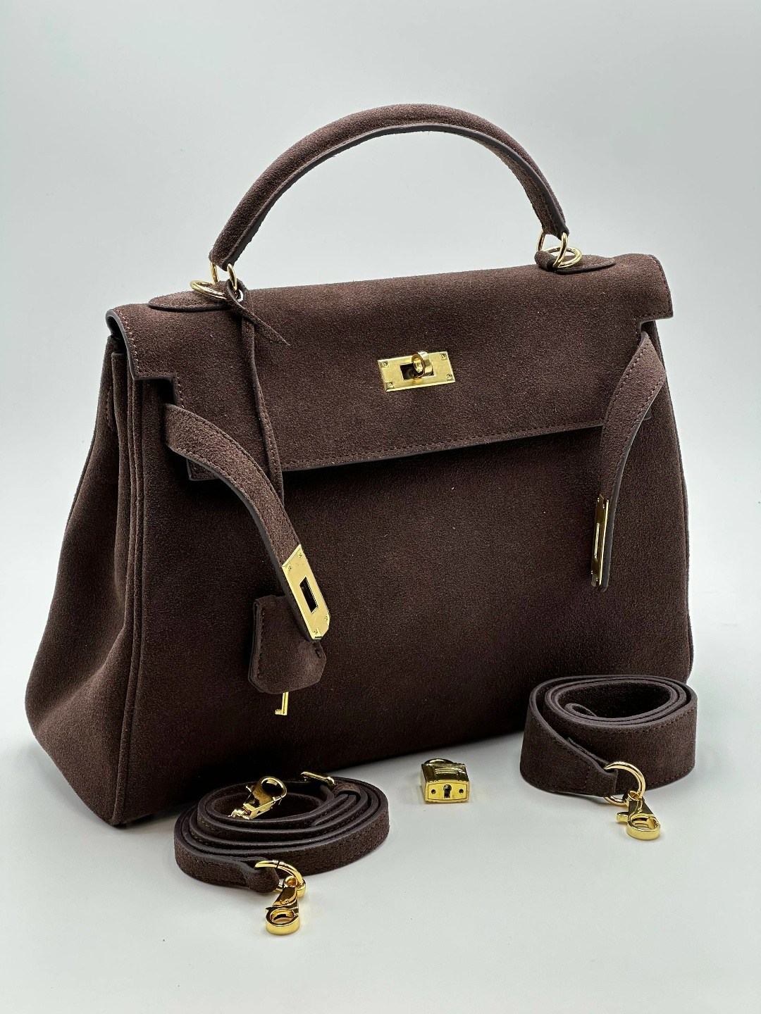 hermes сумка,женская замшевая сумка hermes коричневая 26х20х10,сумка hermes birkin замшевая,сумки эрмес келли из замши,женская коричневая замшевая сумка