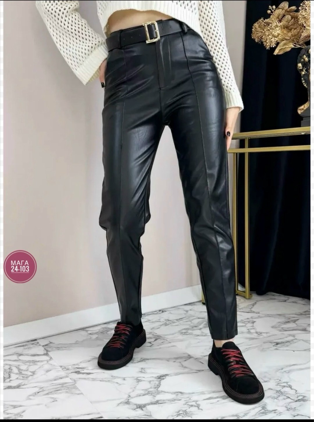 женские брюки из экокожи черные 2223,брюки кожаные,женские брюки из экокожи,брюки из экокожи,женские кожаные брюки