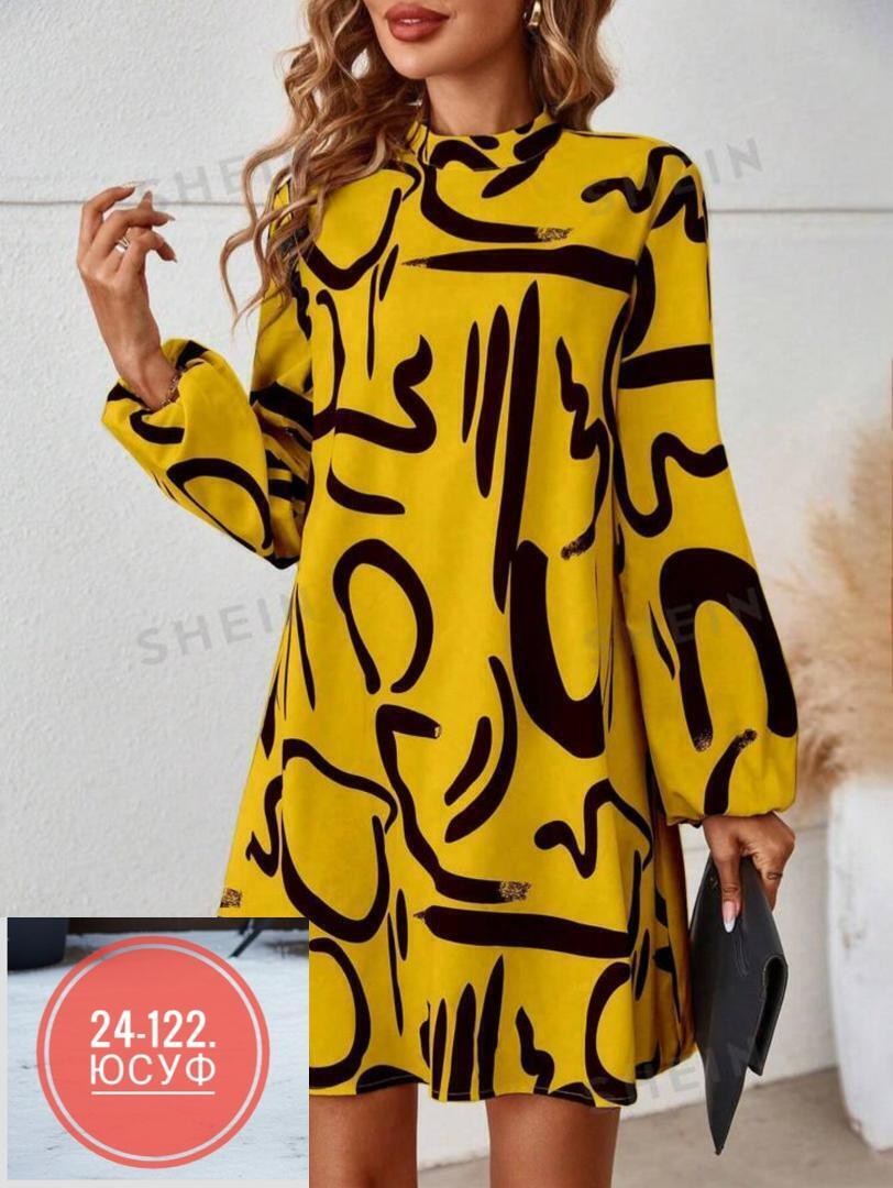 платье женская,женское платье с принтом, платье,модное платье,платье туника