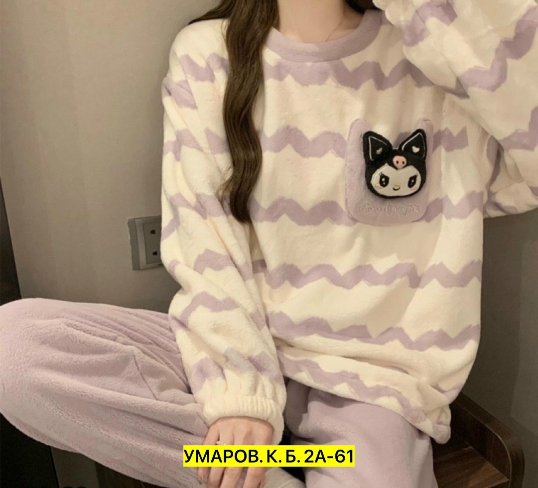 пижама женская со штанами теплая домашняя плюшевая,плюшевая пижама,пижама теплая плюшевая со штанами,теплая пижама,теплая мягкая пижама