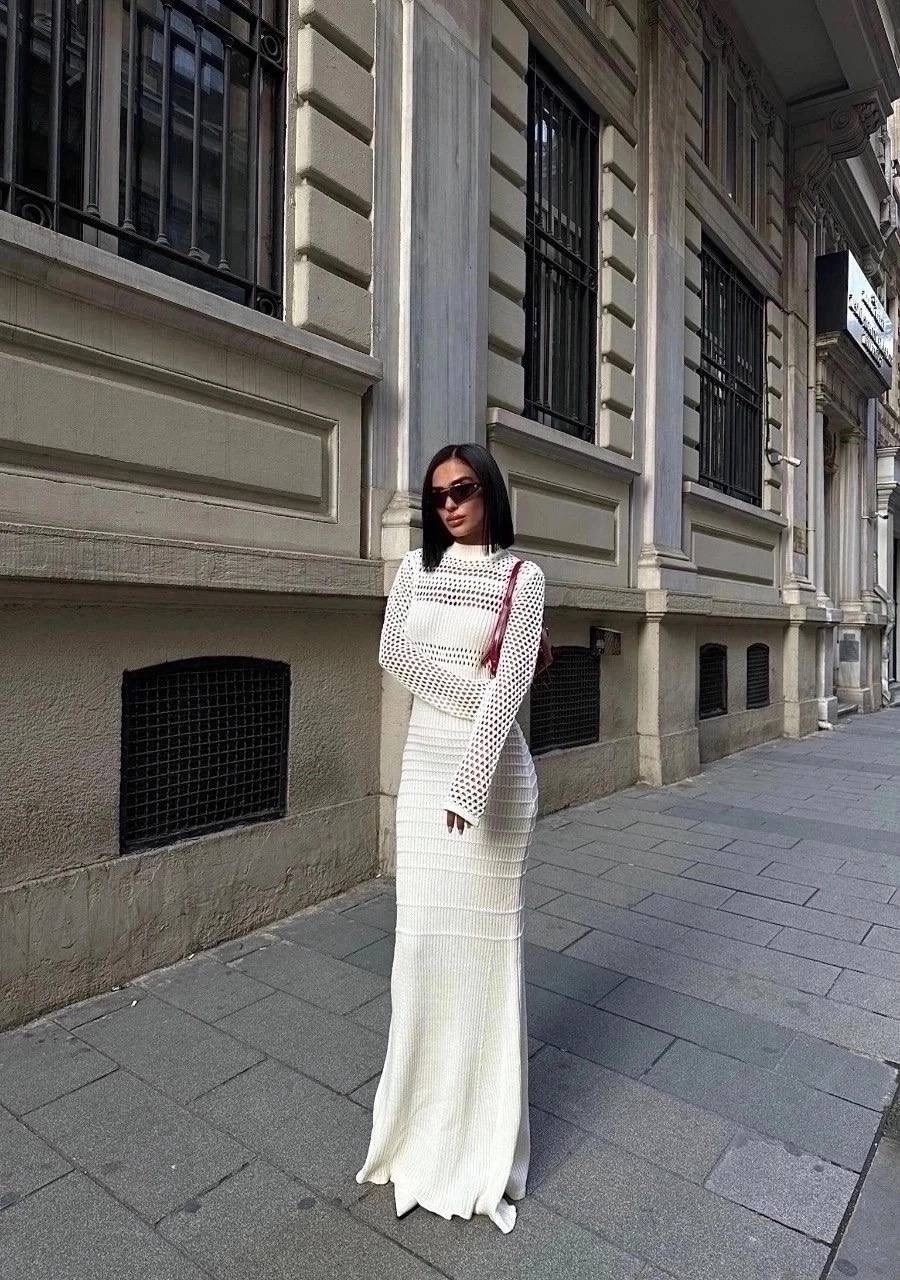 длинное вязаное платье,платья вязаное макси,платье длинное,вязаное платье