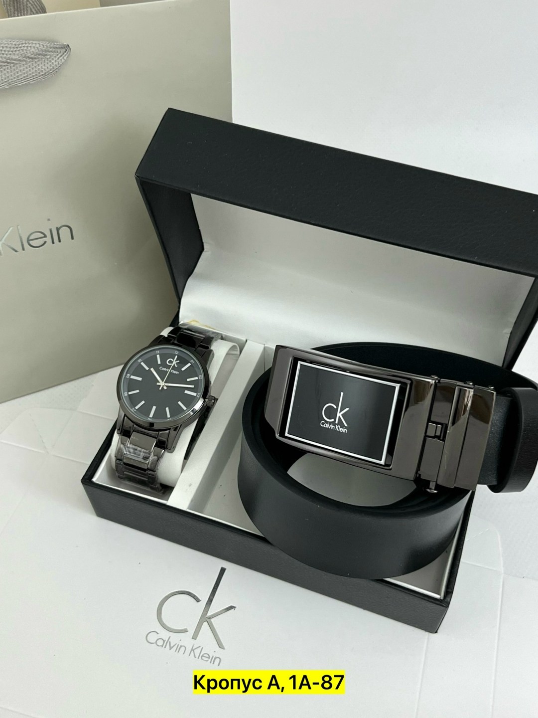 мужской подарочный набор,подарочный набор calvin klein,портмоне часы ремень calvin klein для мужчин,мужской набор,набор для мужчин