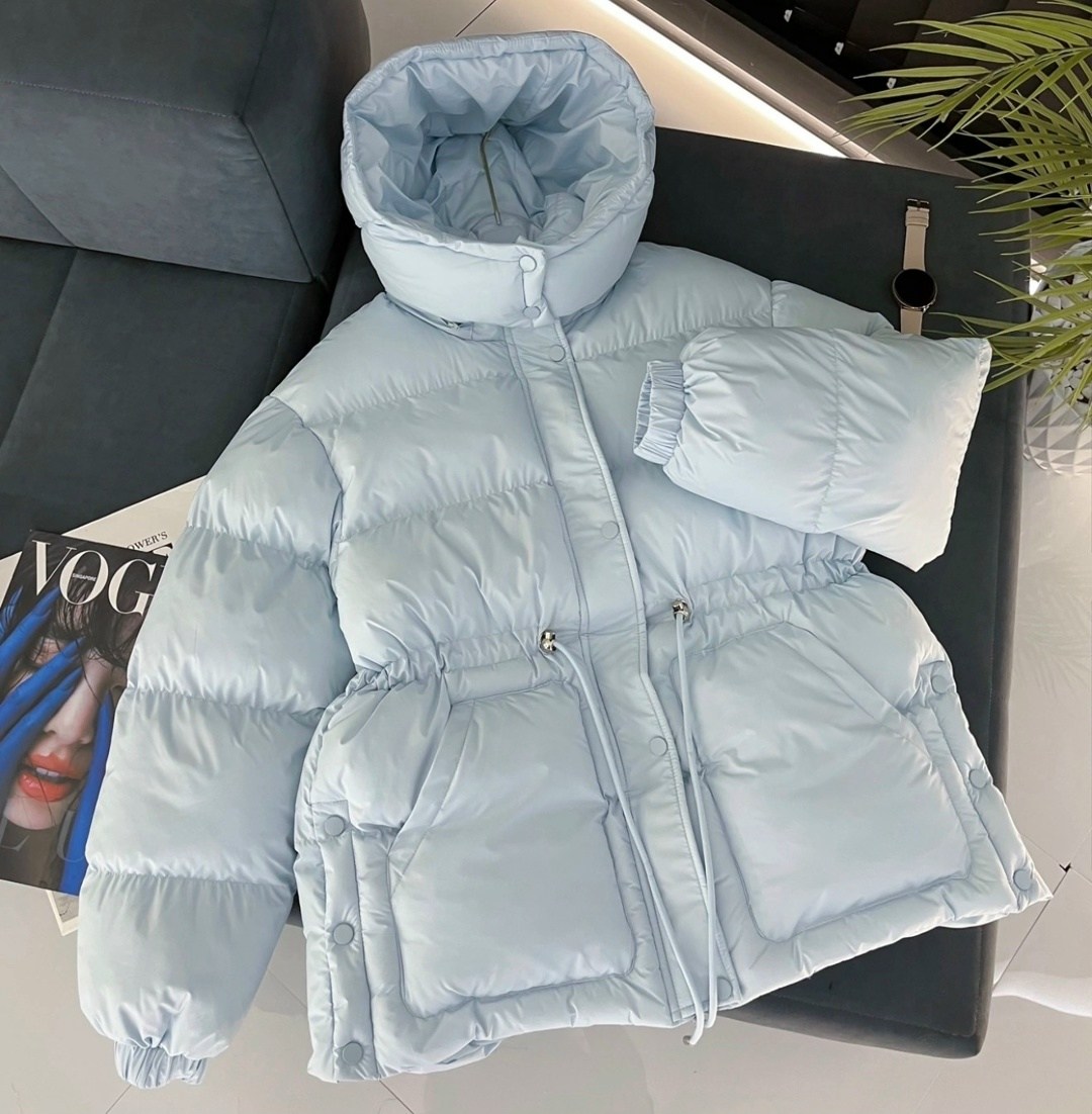 голубая курточка кроп коротка пуховик,куртка модная,зимняя куртка для женщин,куртка женская,куртка пуховик