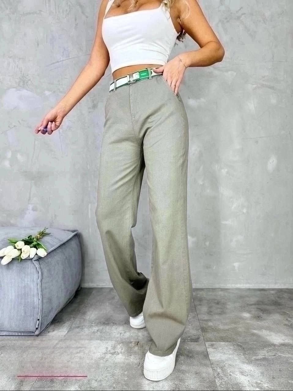 женские стильные брюки,джинсы брюки,женский брюки,джинсы белые,брюки трубы