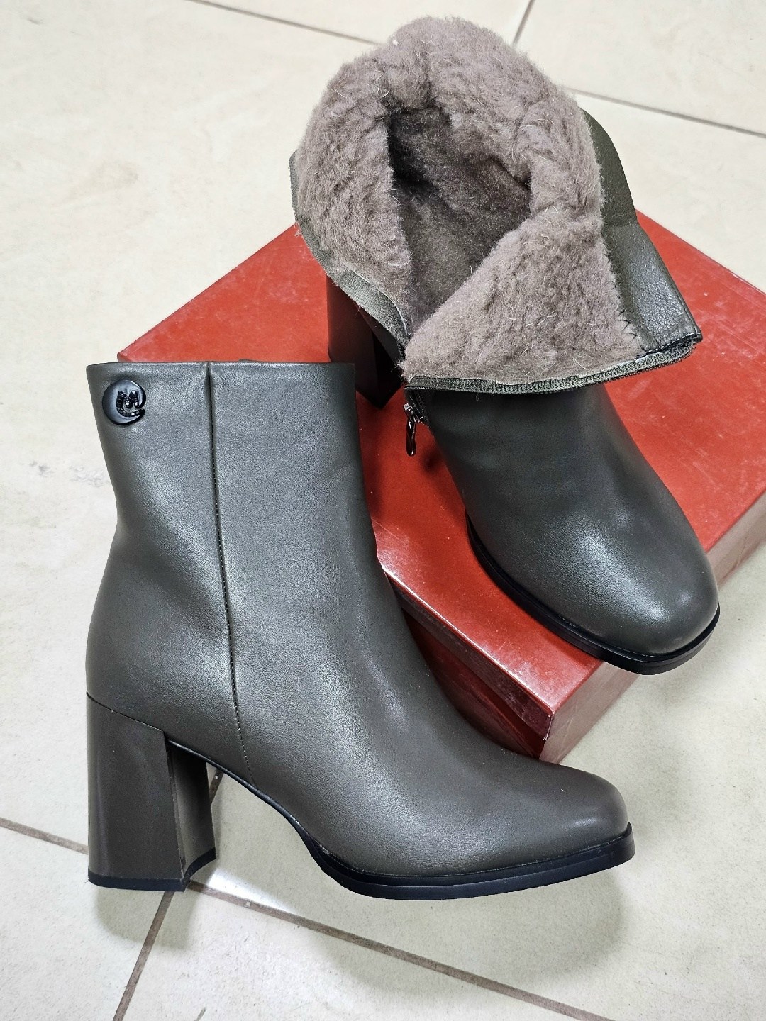 полусапожки,женские ботильоны,серые ботильоны,ботильоны baynezz,полусапоги