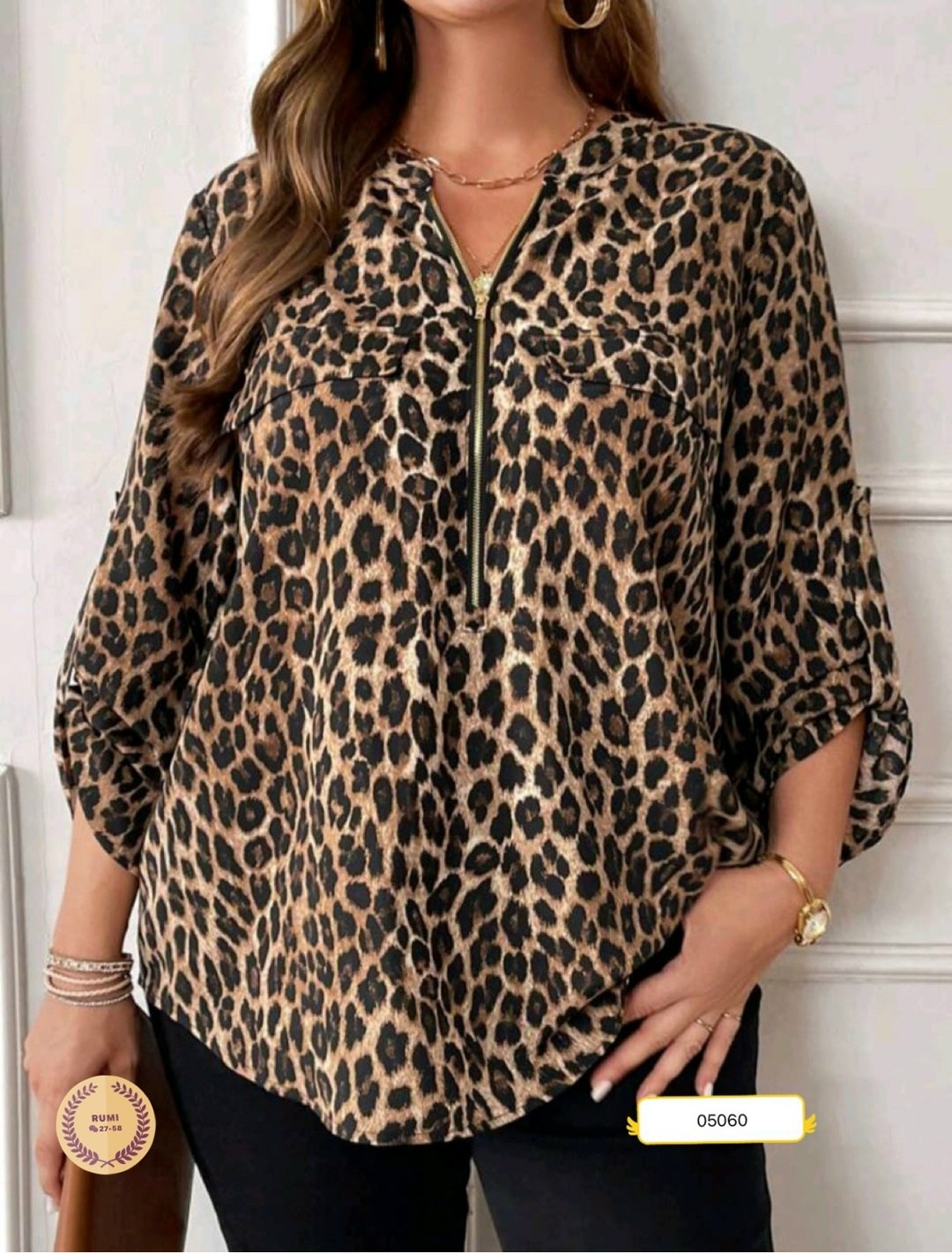 блузка с леопардовым принтом,блузка женская,блузка модная,женская кофта,блузка женская больших размеров
