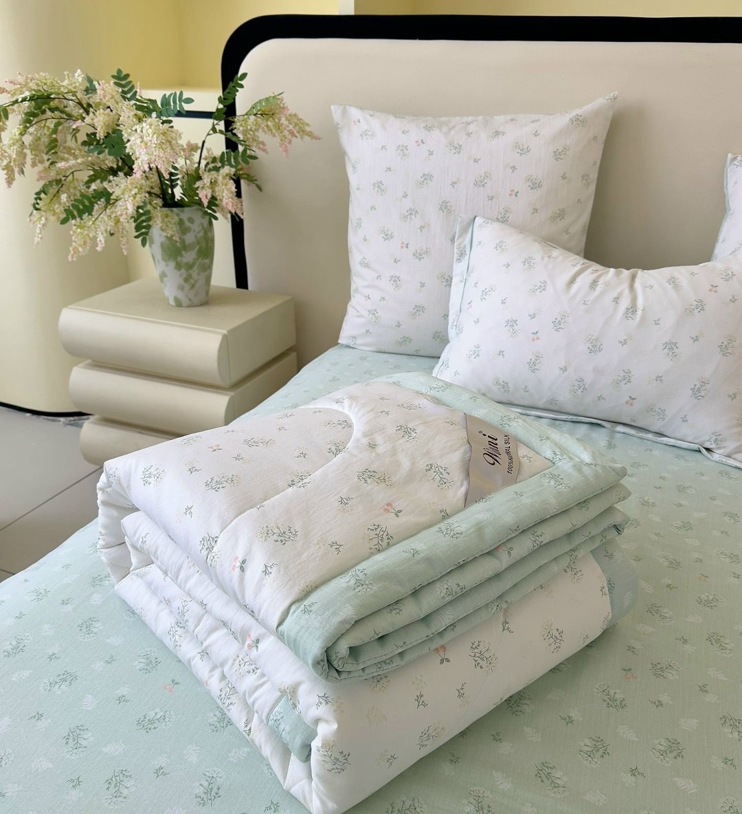 комплект постельного белья с одеялом mency,комплект постельного белья с одеялом candies,комплект постельного белья с одеялом евро,одеяло mency home c простыней и наволочками,комплект постельного белья