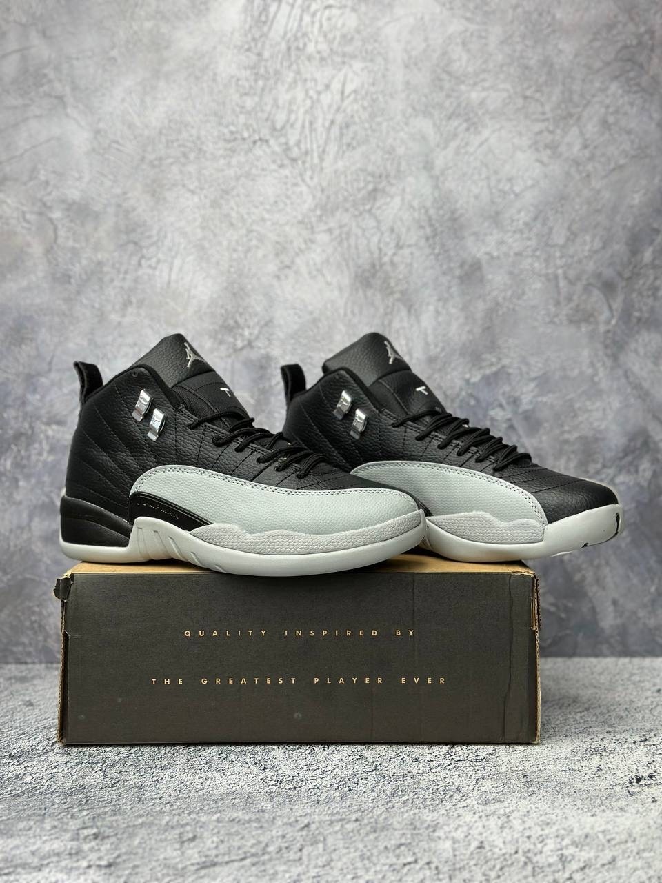 кроссовки air jordan 12 retro ps barons черный,кроссовки jordan 12 retro barons черный/серый,jordan retro 12,кроссовки nike air jordan 12 retro sp aj12,air jordan 12 retro