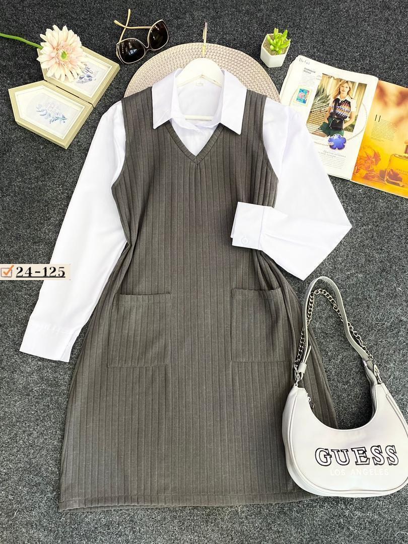 женский костюм двойка,сарафан женский,платья сарафан,платье женская,сарафан с гольфами