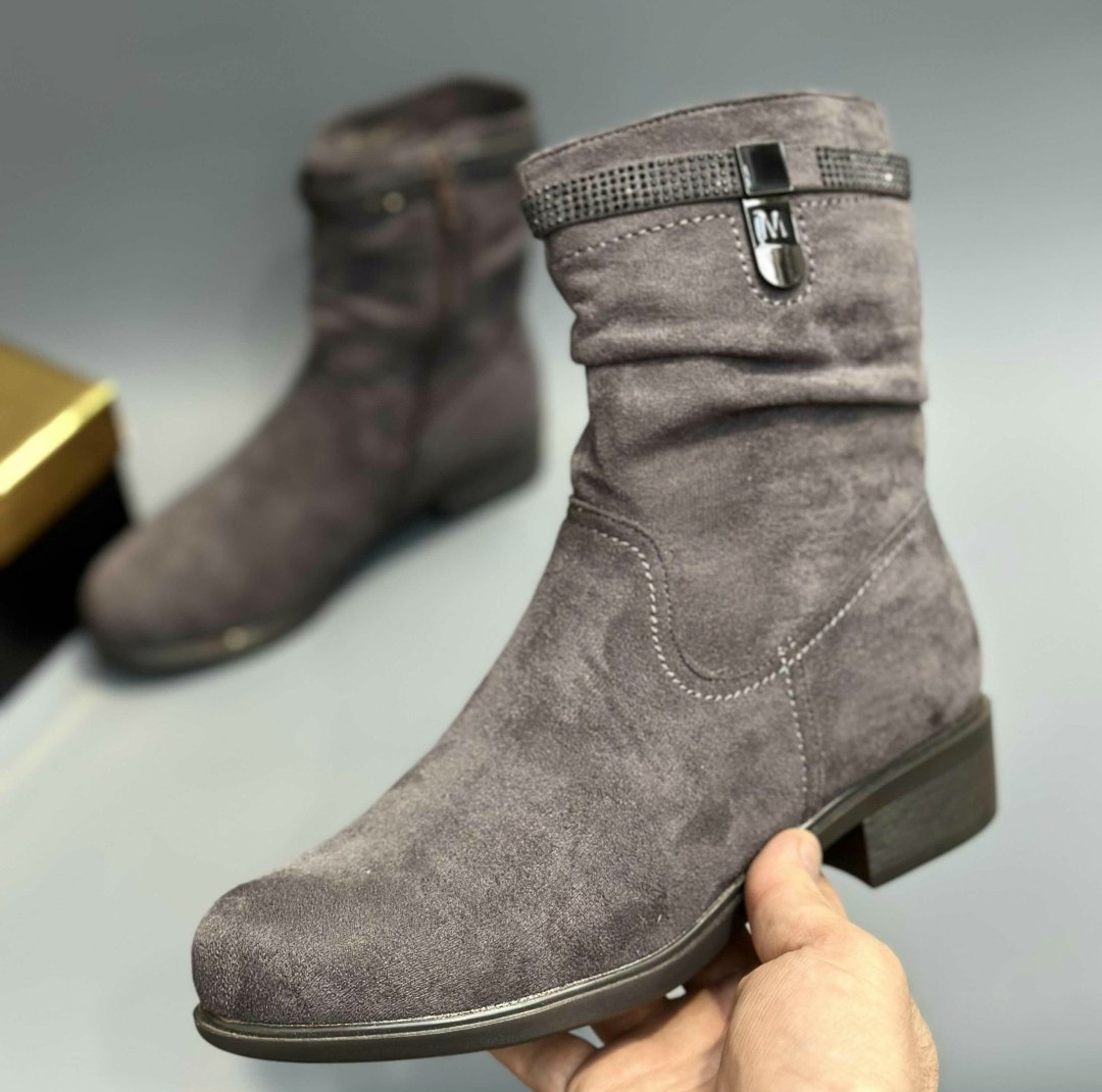 полусапоги,,полусапожки,сапожки,ботинки женские замшевые 81602