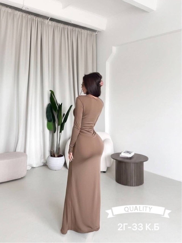 платье женское,платье,коричневое платье,облегающее длинное платье,платье лен