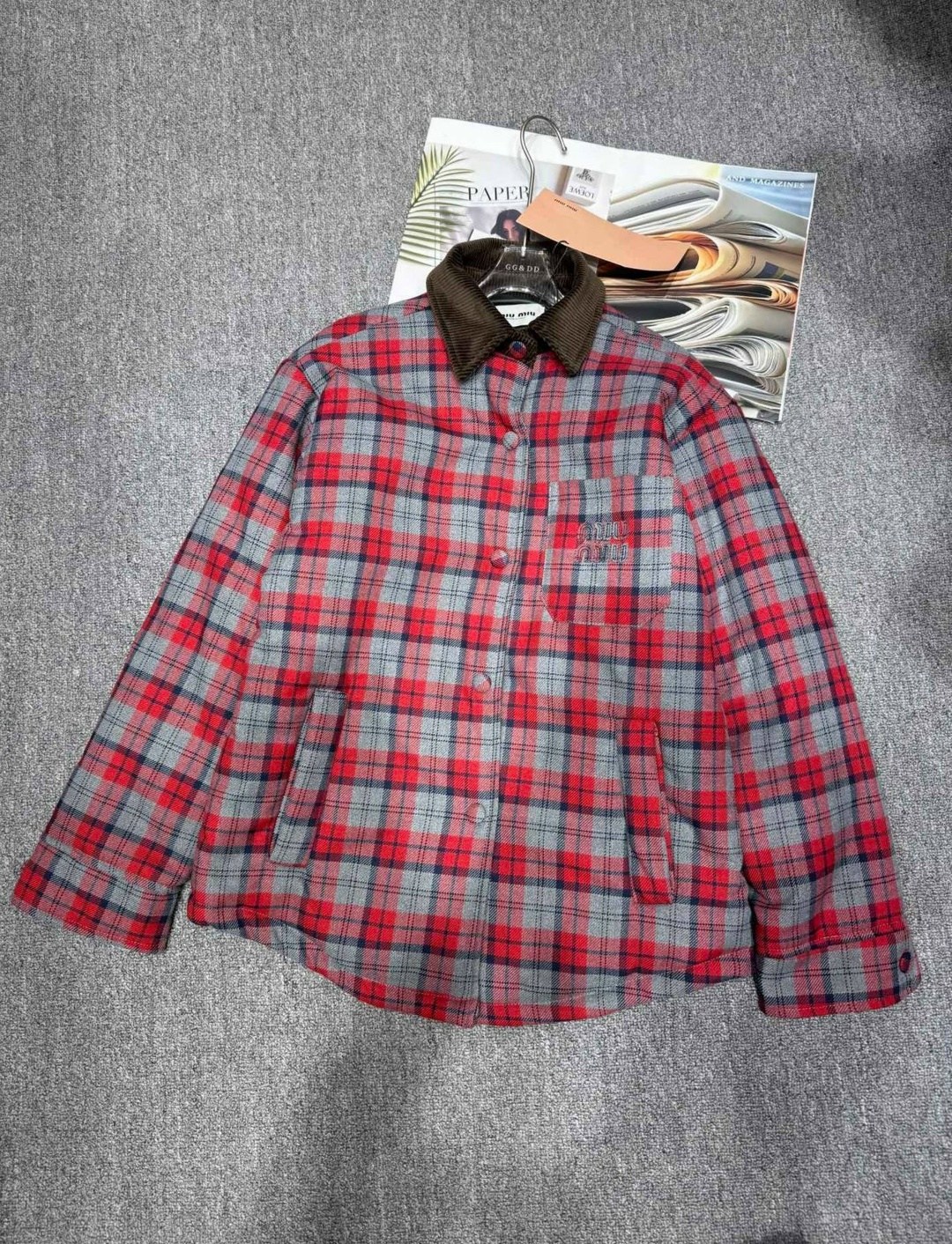 рубашка в клетку оверсайз со стразами perferita,теплая женская рубашка в клетку,клетчатая рубашка,женская рубашка в клетку,рубашка в клетку