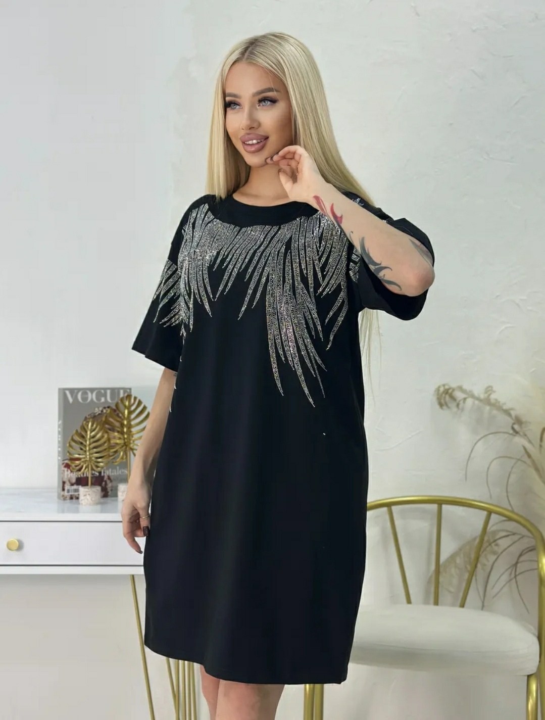 туника домашняя со стразами,туника женская,туника женская платье,туника домашняя,платье туника