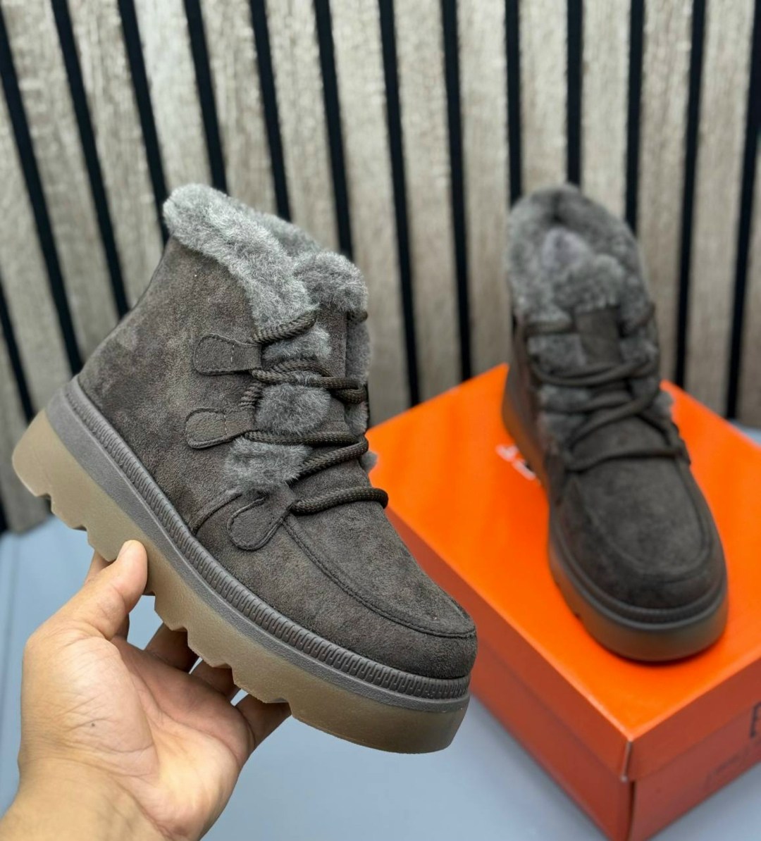 ,женские зимние ботинки из коровьей замши на платформе, женская,замшевые зимние женские ботинки,женские зимние ботинки