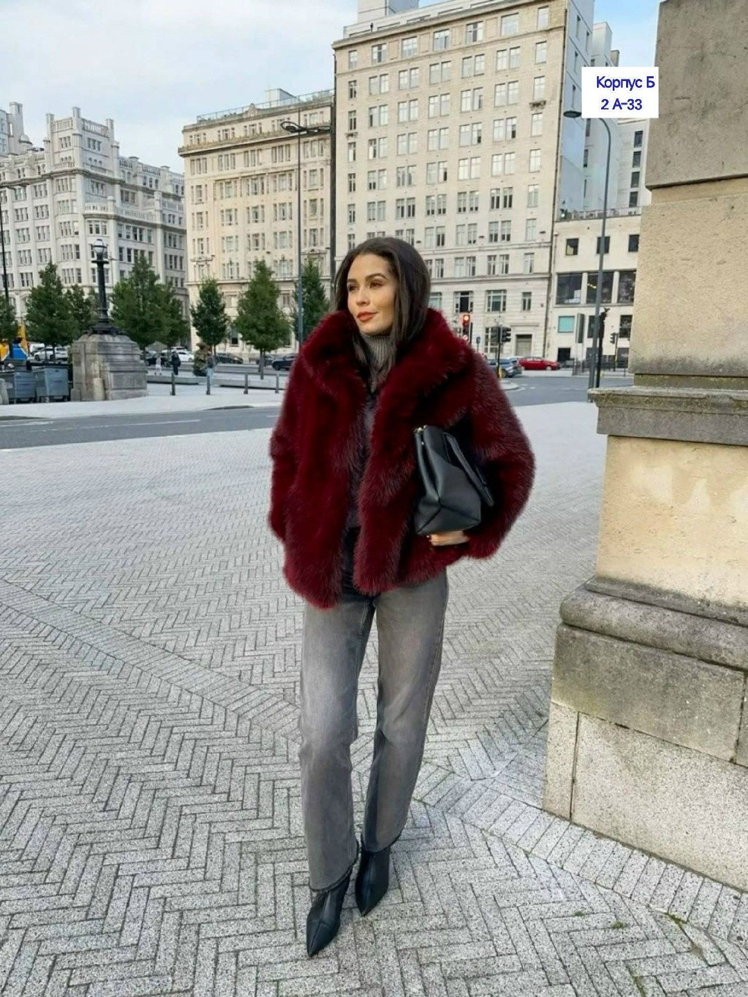 шуба искусственная короткая rvb store,шуба искусственная,шуба красная,бордовая шуба,женская шуба