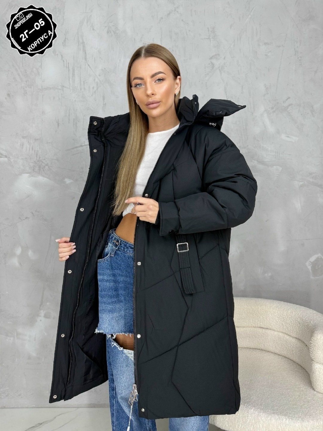 женская зимняя длинная куртка 713801,куртка женская демисезонная удлиненная,женская зимняя длинная куртка,женская зимняя куртка,куртка женская зимняя удлиненная