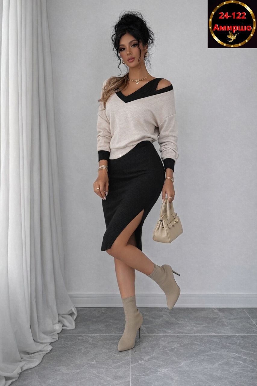 женский костюм с юбкой,костюм с юбкой,костюм кофта и юбка,юбка и кофта,костюм трикотажный с юбкой