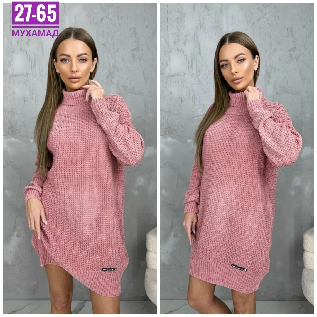 вязаное платье туника,свитер платье вязаное,платье свитер оверсайз вязаное теплое niki&anni,женская туника,туника теплая платье